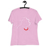 Tribal #2 - DUVAN - Camiseta suelta de mujer color marino y lila